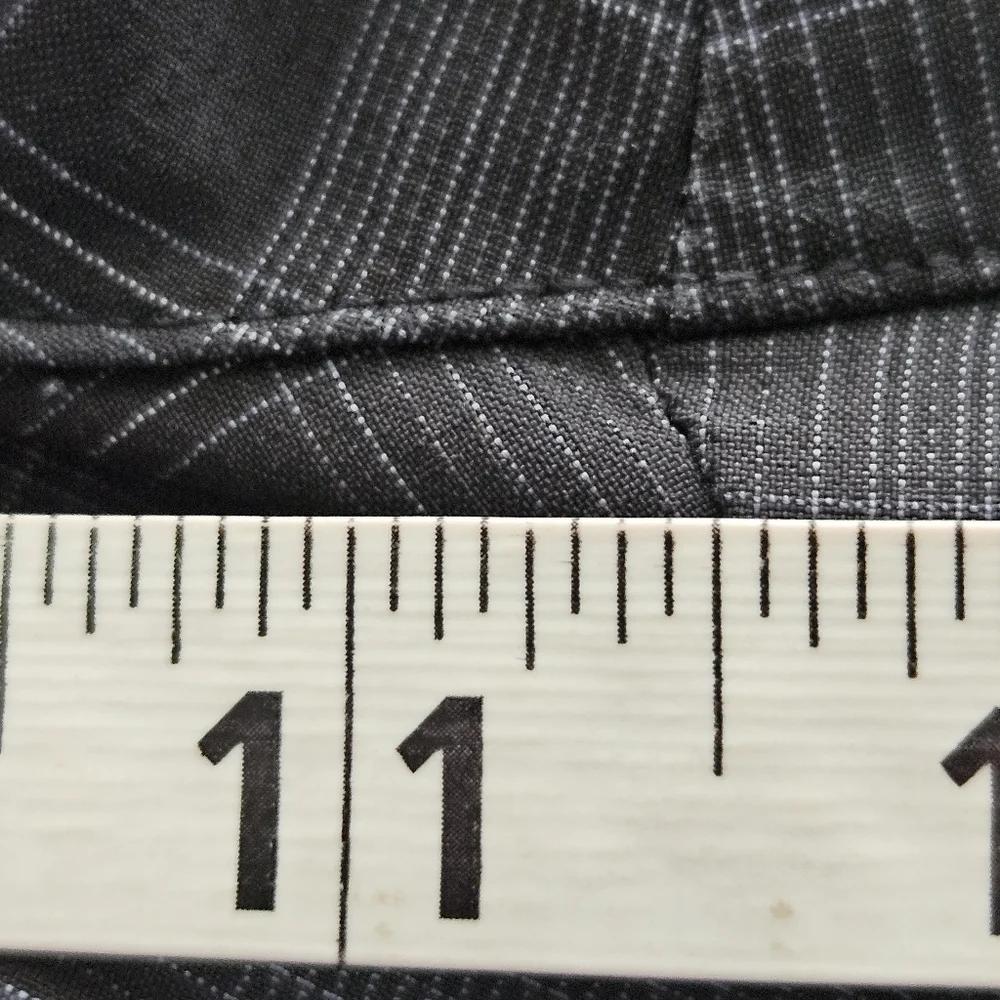 Nike Golf Fit Dry Pants Chino Pockets Black Gray Plaid Mens 36x32 Actual 36x28.5